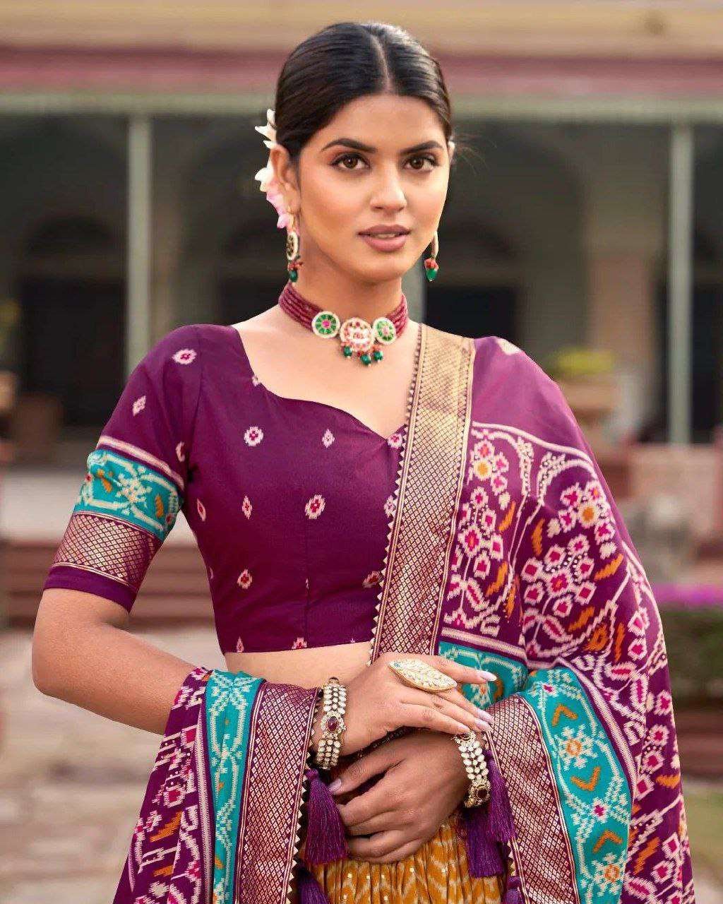 FDDyTt.jpg Women's Traditional Printed Lehenga Choli Set with Embroidered Dupatta ? Festive Wear - Image 6