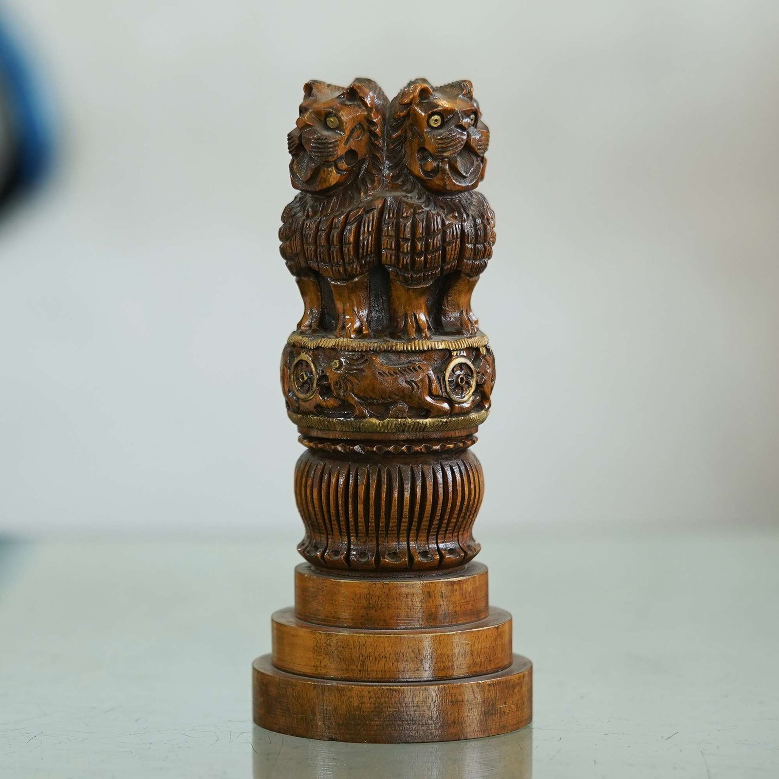 Chitran Product Photography Wooden Ashoka pillar - Image 2