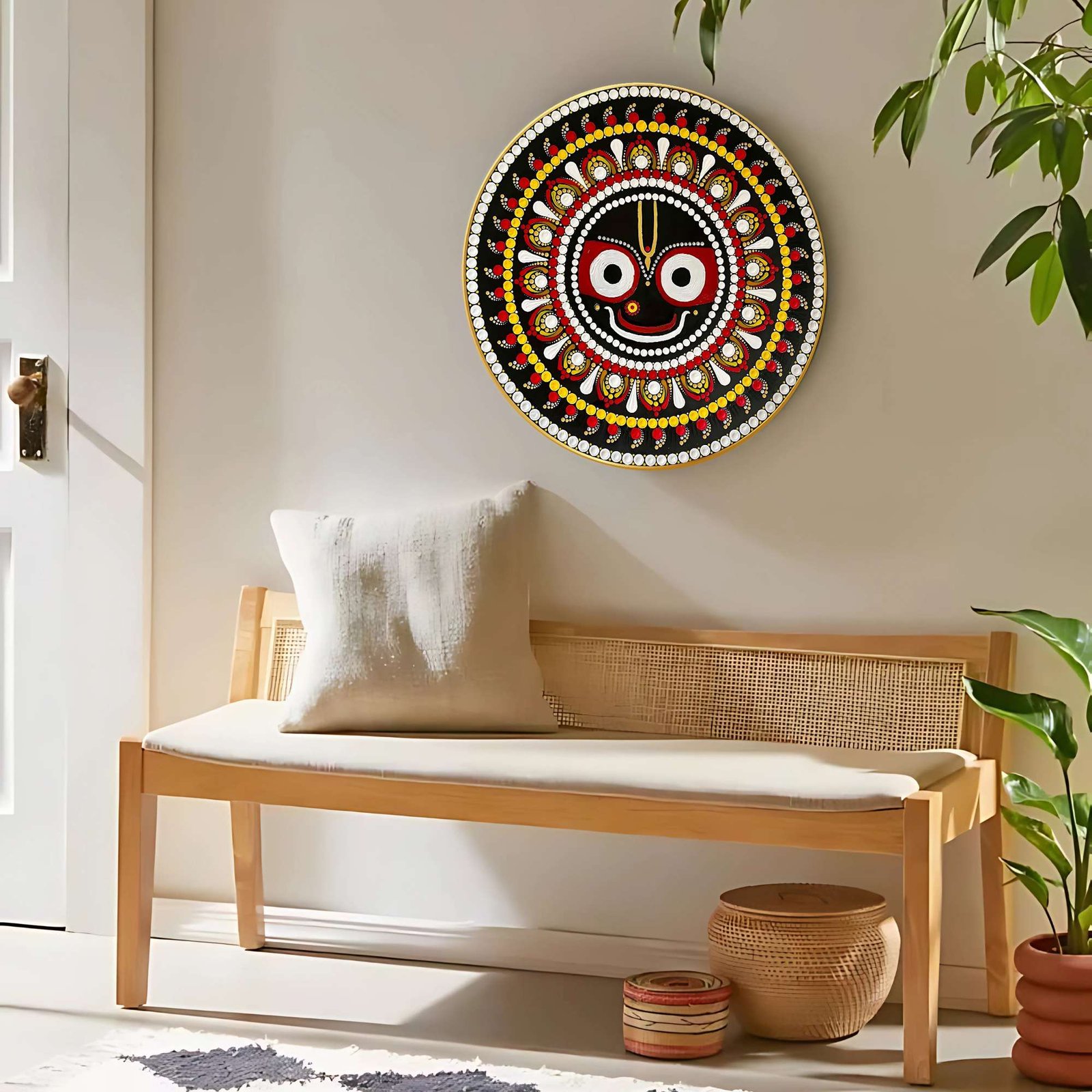 wQ6wkH.jpg Round Wall Painting - Image 6